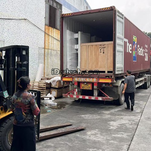 Heat Pump dryer loading container